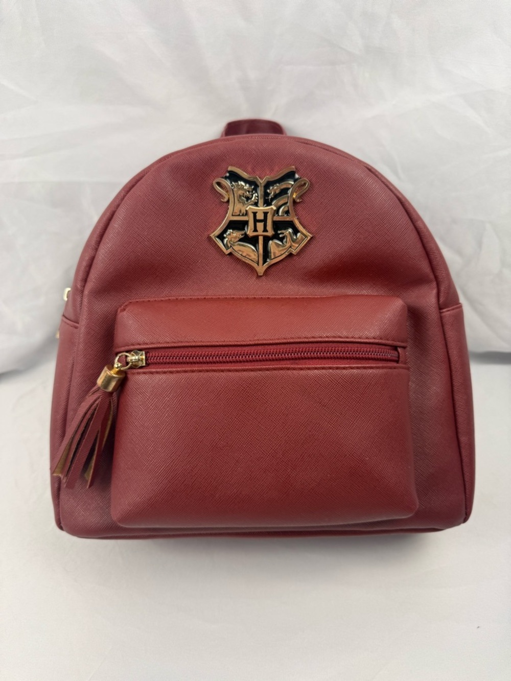 Bioworld Harry Potter Mini Backpack Hogwarts‎ Red Plaid Straps Bag